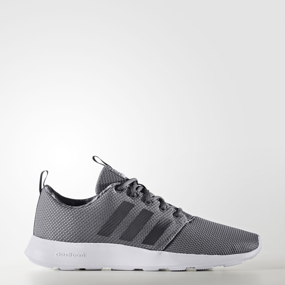 Adidas Cloudfoam Swift Racer - αθλητικα παπουτσια ανδρικα - Γκρι/Γκρι/Γκρι,Μέγεθος: EU 36 – 54 2/3 (